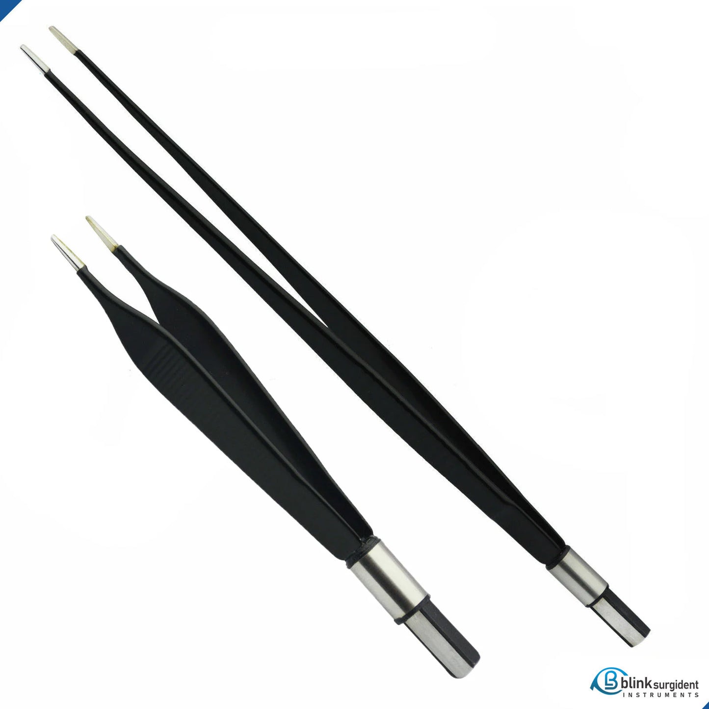 Adison Bipolar European Forceps 13cm and 23cm, 1 mm Tip Elecrosurgical Instruments