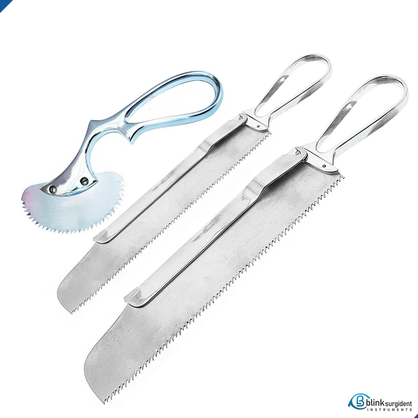 BDS Bone Saw Orthopedic Surgical & Veterinary Instruments Straight Wide & Round