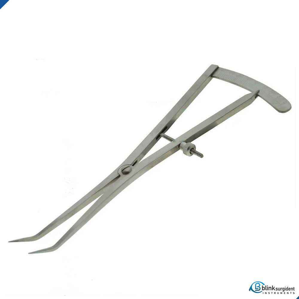 BSD Castroviejo Ridge Mapping Calipers Stainless Steel Curved Design