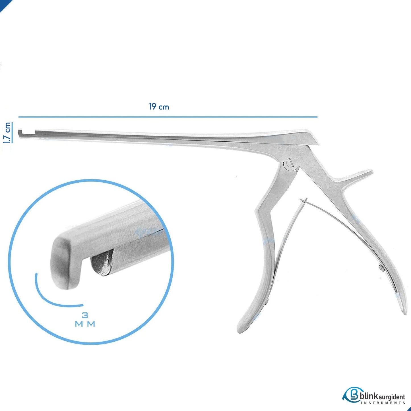 BSD Tischler Biopsy Forceps Shaft 19 5mm Bite Gynecology Surgical Instruments