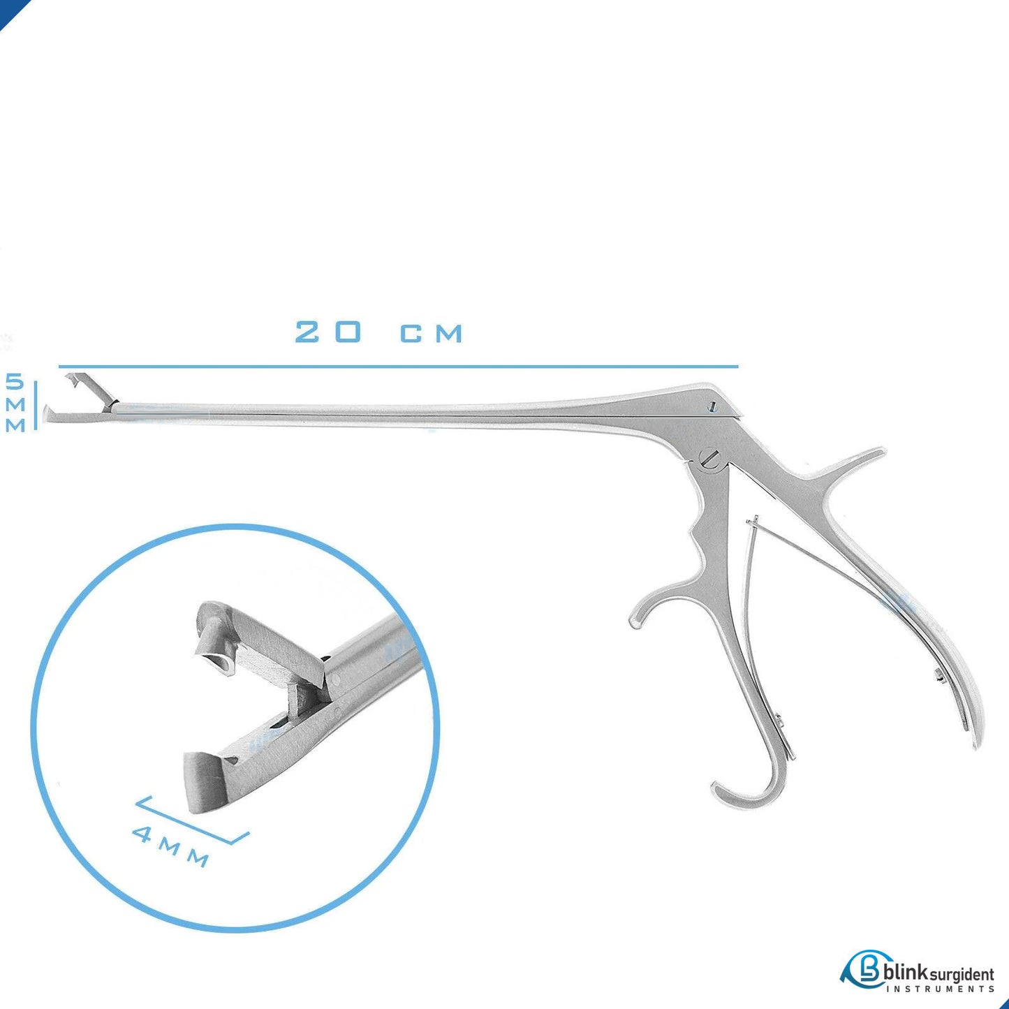 BSD Tischler Biopsy Forceps Shaft 20 cm 5mm Bite Gynecology Surgical Instruments