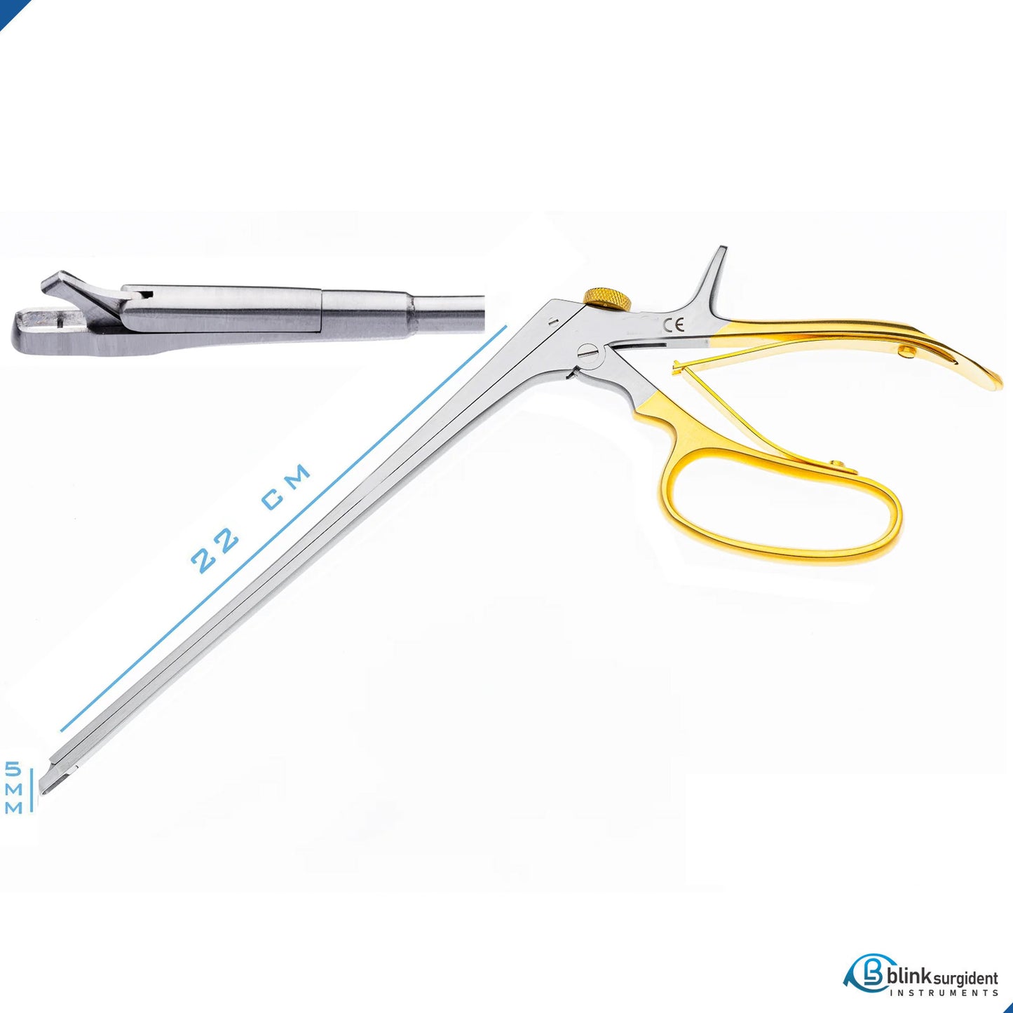 BSD Tischler Biopsy Forceps Shaft 20 cm 5mm Bite Gynecology Instruments