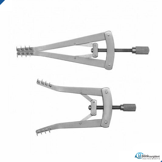 Alm Retractor 5cm Spread 6cm 8 Prongs Surgical Instrument