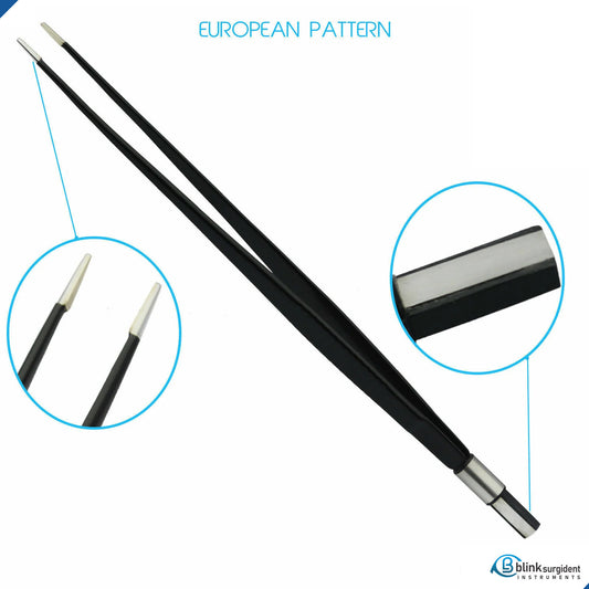 Adison Bipolar European Forceps 13cm and 23cm, 1 mm Tip Elecrosurgical Instruments