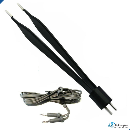 Bipoal Adison AMerican Forceps 13cm- 1mm Tip with 3 Meter Cable