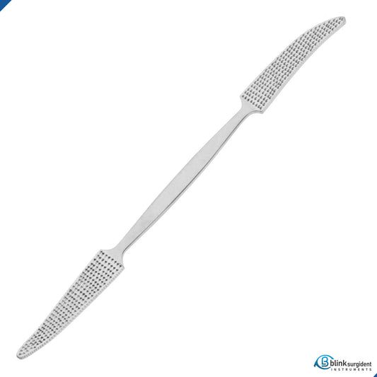 BSD Bone Rasp Putti Double End Curved