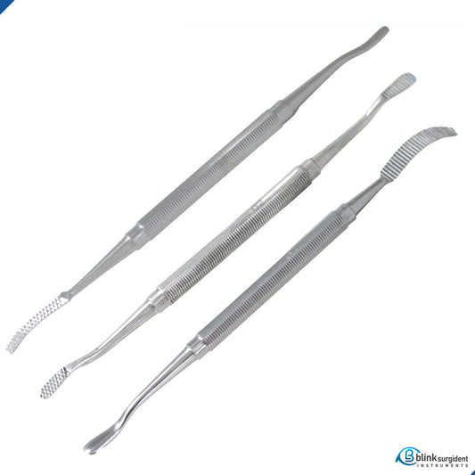 BSD Set of 3 Bone File Double End
