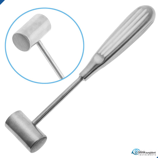 Bone Mallet Round Handle Steel Orthopedic Surgical Instruments #02