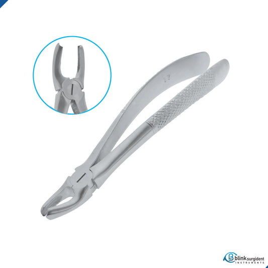Dental Extracting Forceps 17 Upper Molar Right Extraction