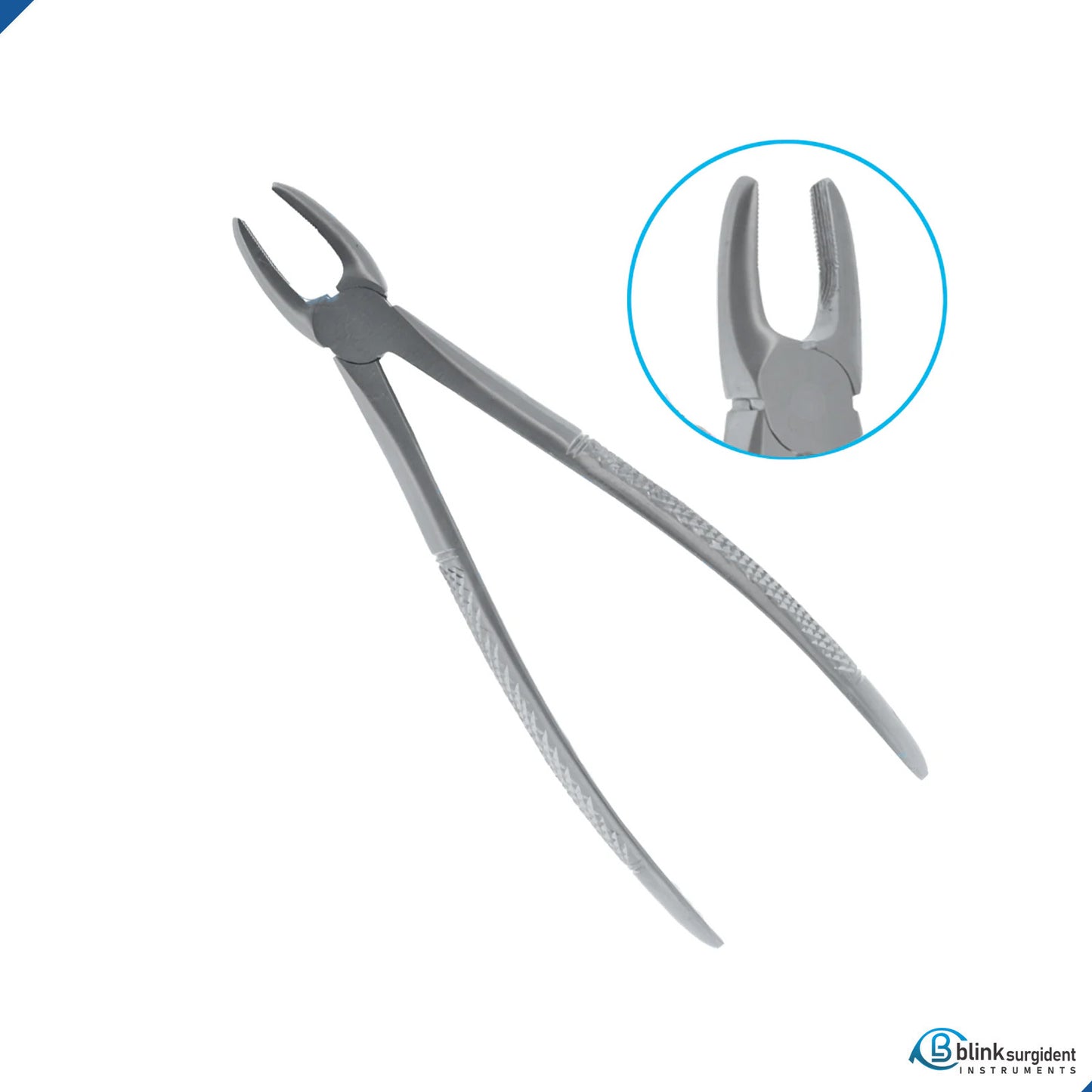 Dental Tooth Extracting Forceps No. 1  Incisors and Canines Upper Lower Molars Roots