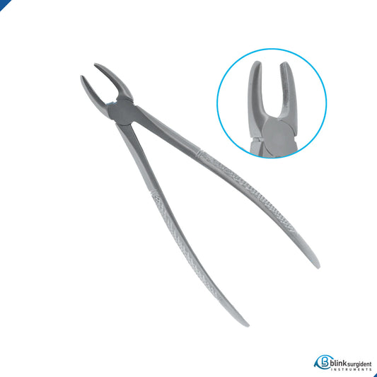 Dental Tooth Extracting Forceps No. 1  Incisors and Canines Upper Lower Molars Roots