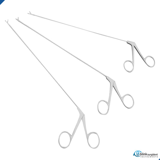 BSD Micro laryngeal forcep set Scissor Grasper Biopsy cup Forceps 2x250mm 3pcs